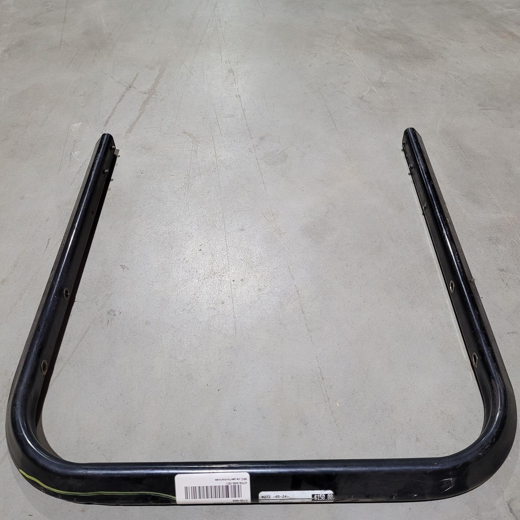 BUMPER, REAR - BLACK