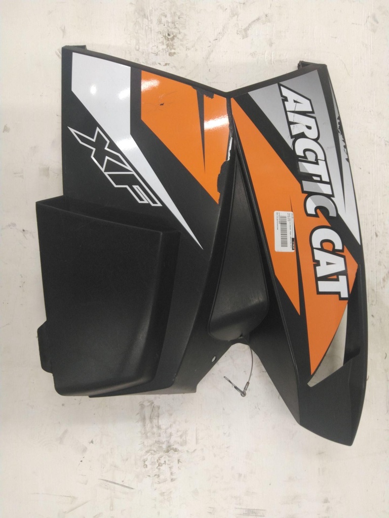 panel, side w/o decals - right - black