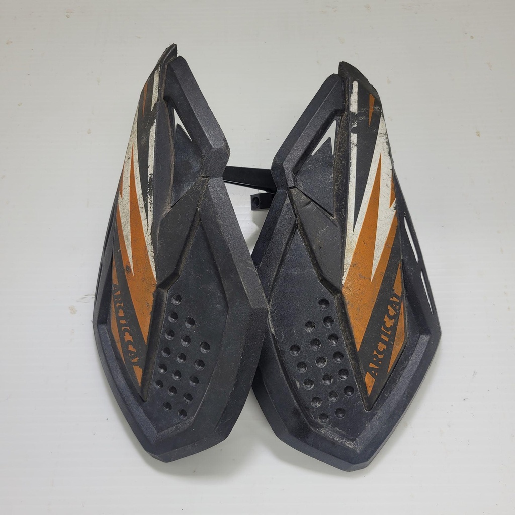 Hand Guards - Black & Orange