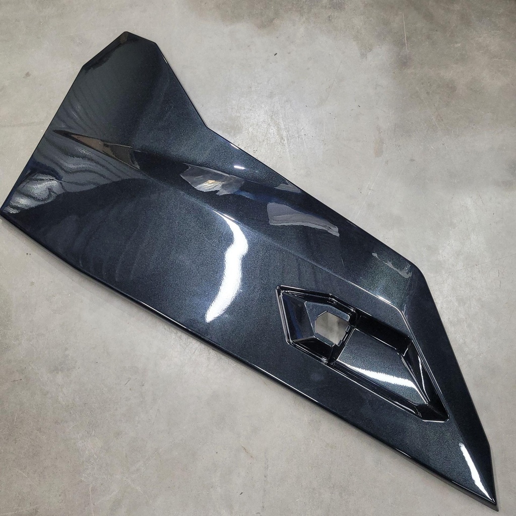 timeless black, rh front door panel