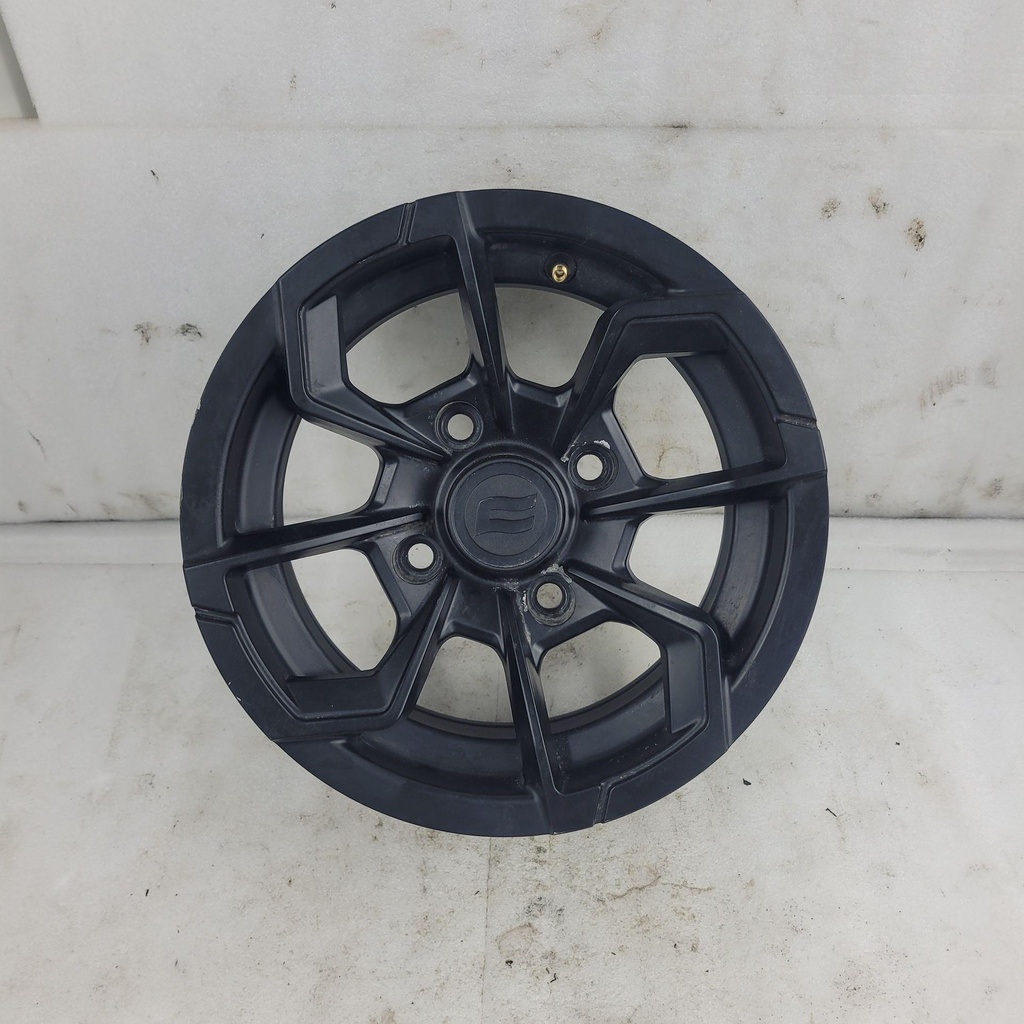 front rim, matte black full matte black@aluminum rim@12''