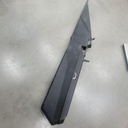 fascia, front rack - left - black