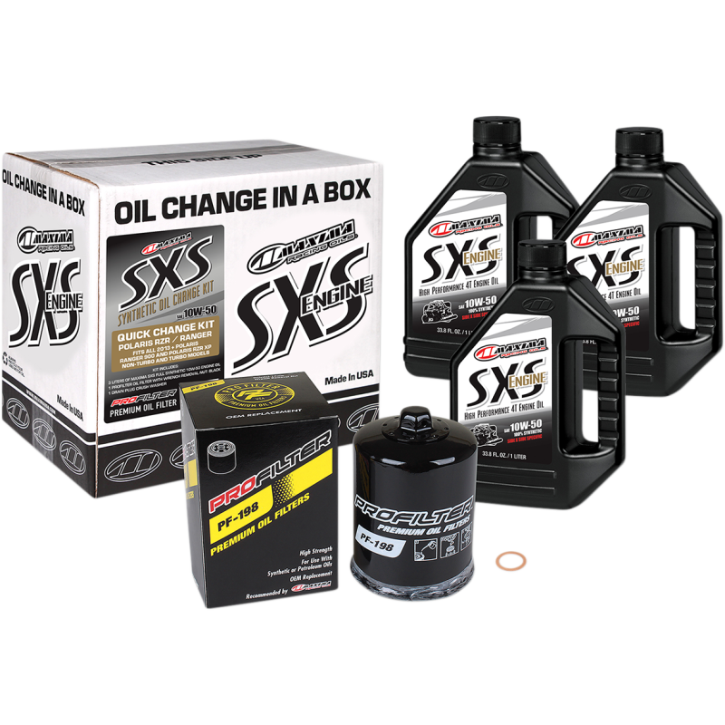 MAXIMA SXS KIT FULL SYNTHETIC 10W50