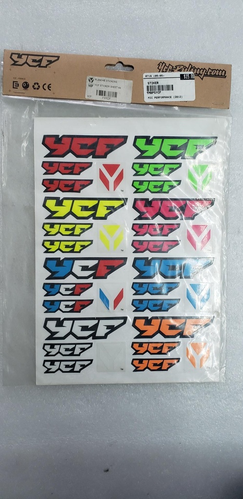 [MBPSYCF] STICKER YCF ROUGE-JAUNE-BLEU-VERT