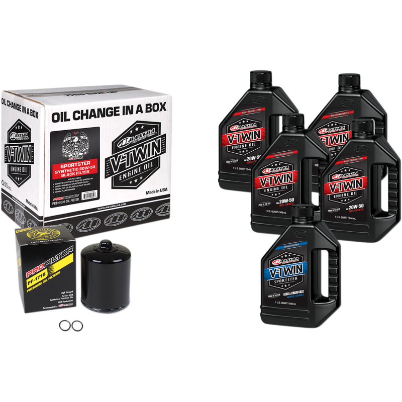 KIT OIL CHANGE SYN XL BLK