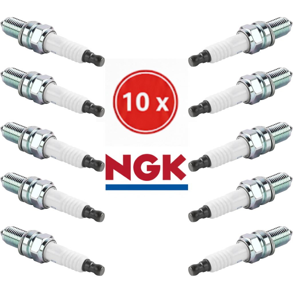 [DCPR7E] Lot de 10 Bougies NGK DCPR7E pour Harley-Davidson Twin Cam & Sportster (Remplace 6R12)