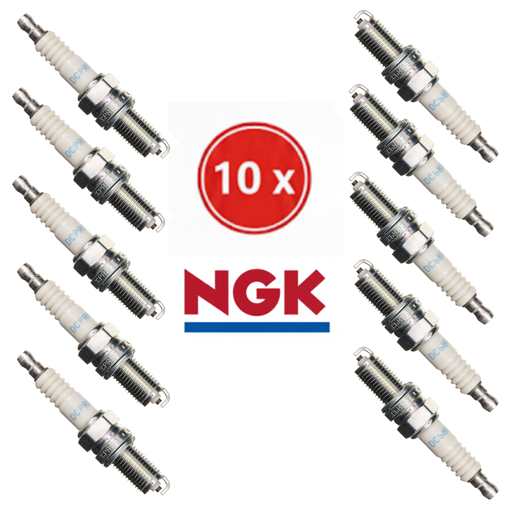 [DCPR8E] Lot de 10 Bougies NGK DCPR8E (Plus Froide) - Pour Harley-Davidson Stage 1 / Moteur Préparé