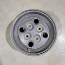 (new ref. 2402-635) wheel,steel-ptd blk (12x6.0)