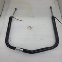 BUMPER, REAR, MEDIUM GLOSS BLAC