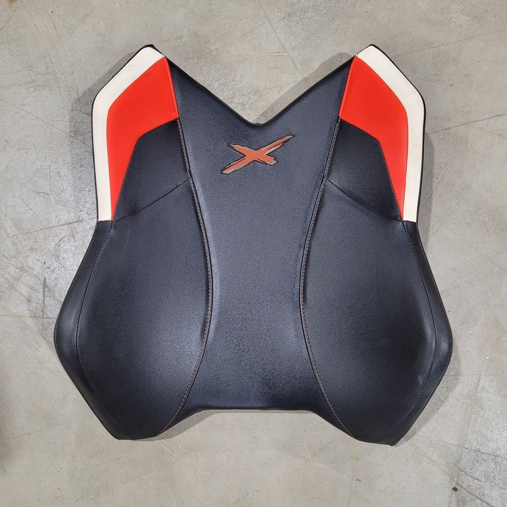 [708001338-001] backrest assembly model-white xrs, xrs-dps