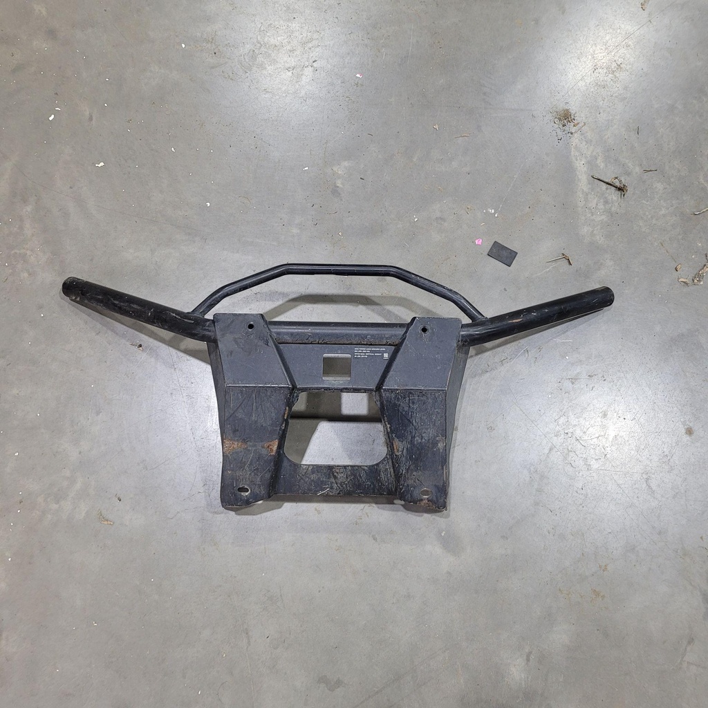 bumper weld, front, matte black