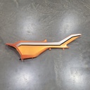 left hand side cover, lwb (crystal orange)